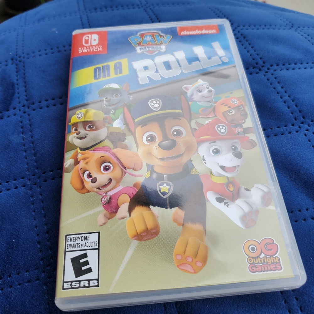 Paw patrol on a roll Nintendo switch game